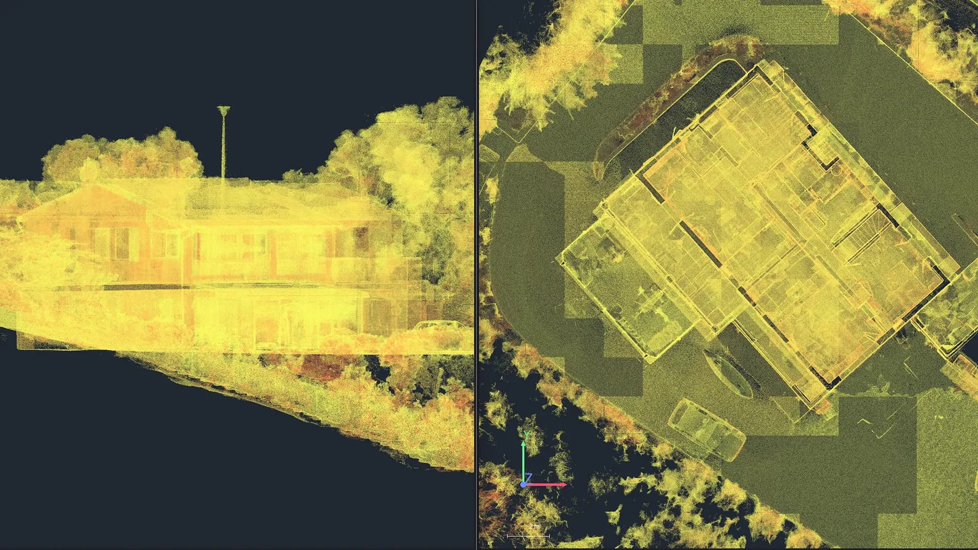 Numérisation 3D d'un bâtiment par drone