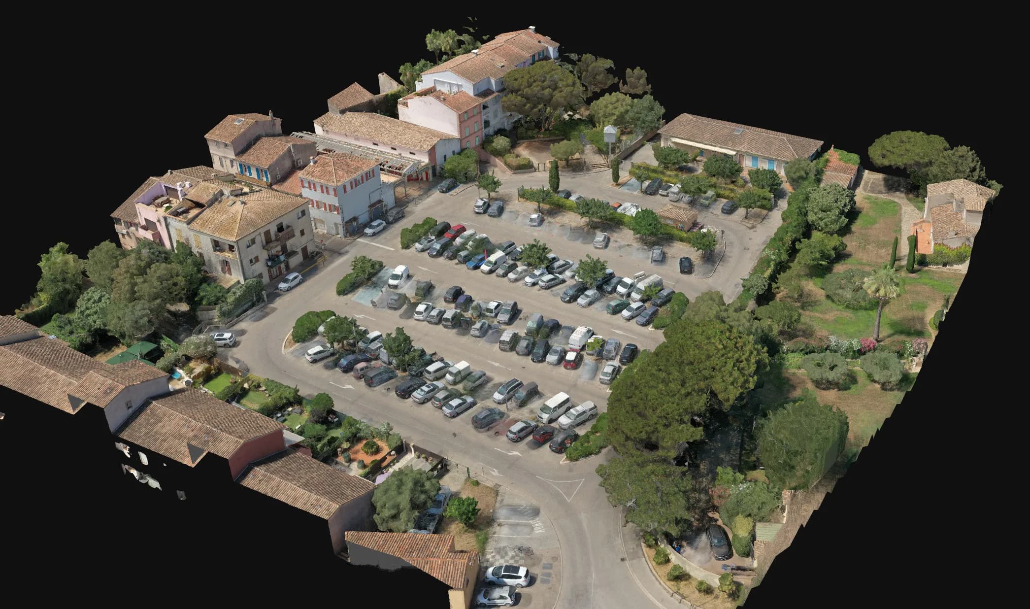 Scan 3D d'un parking