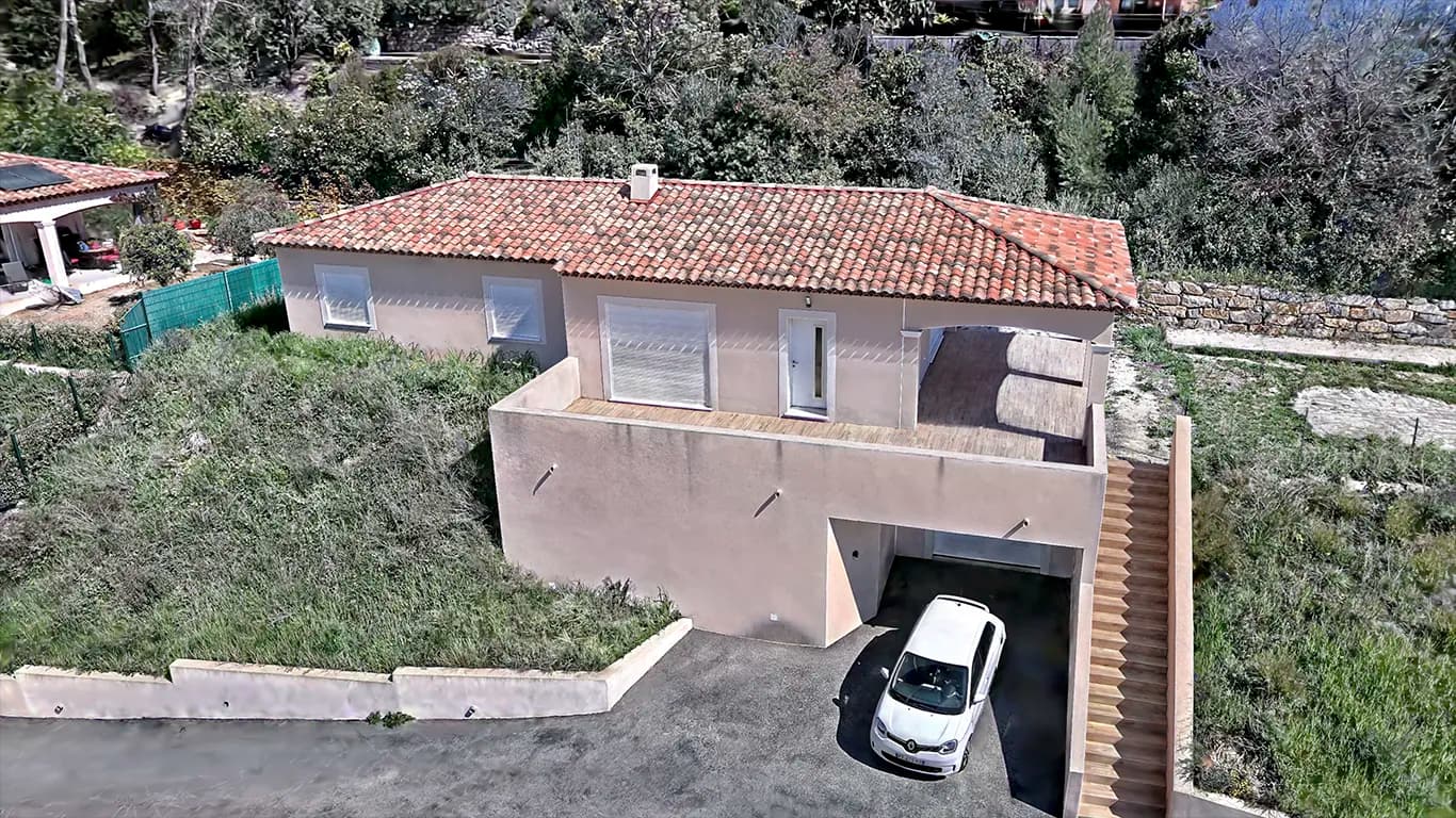 Jumeau numérique 3D d'une maison provençale