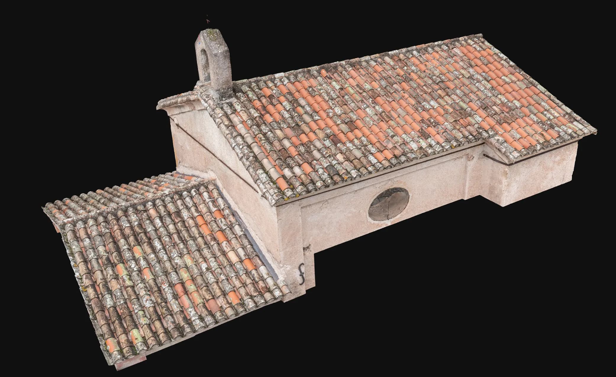 Chapelle — vue 3D du modèle numérique
