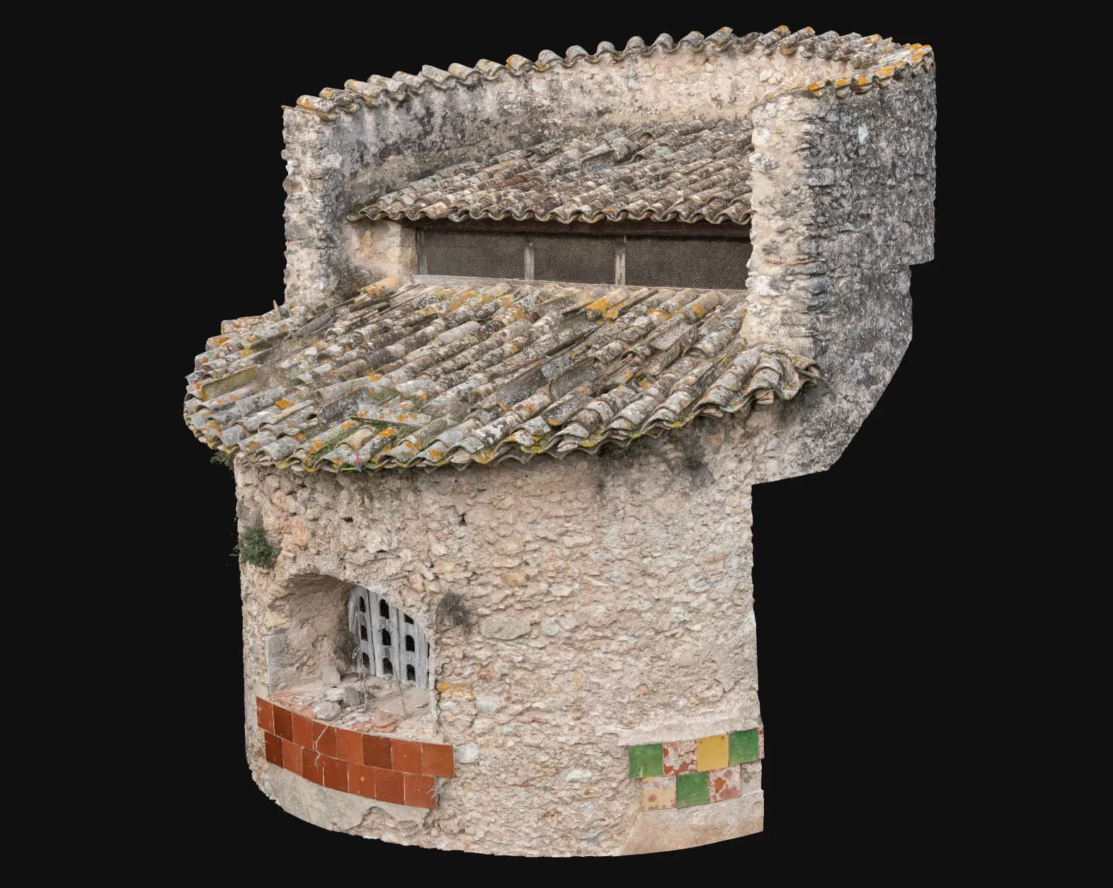 Pigeonnier adjacent à la chapelle — modèle 3D