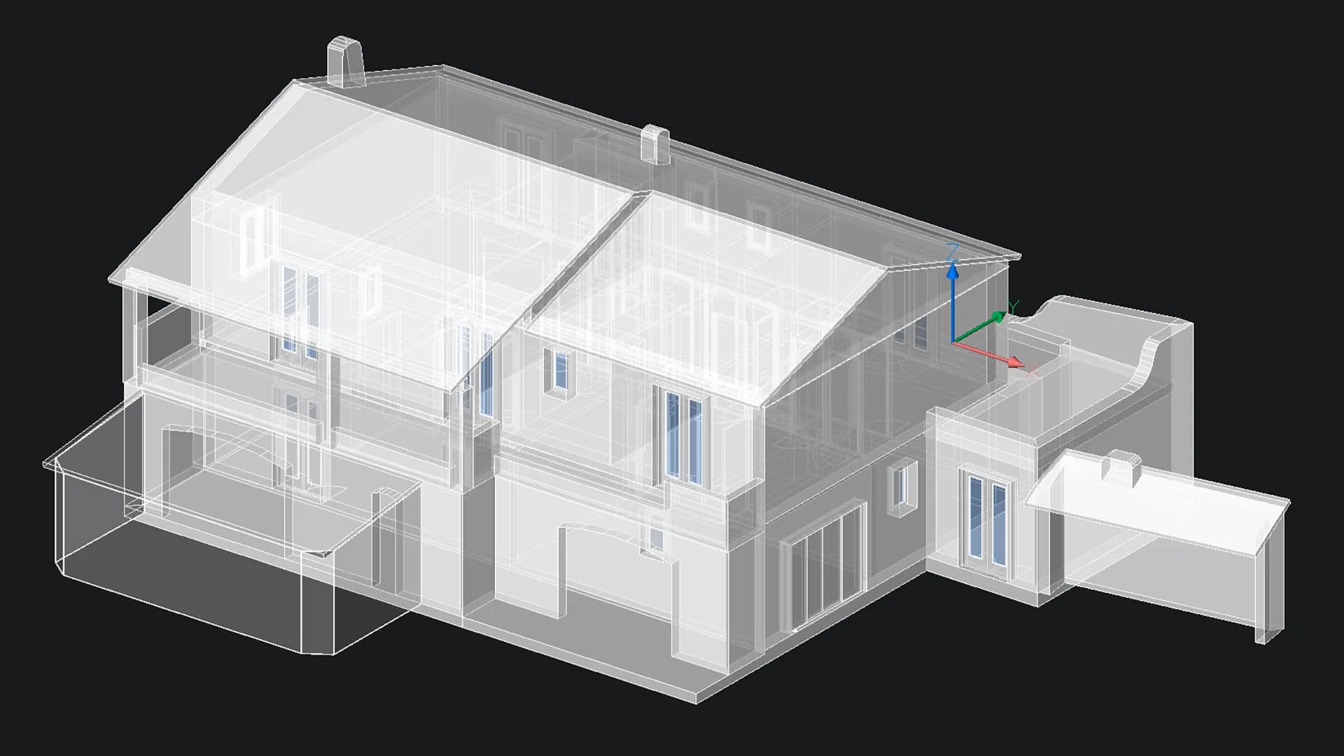 Maquette IFC structurée produite à partir d'un nuage de points