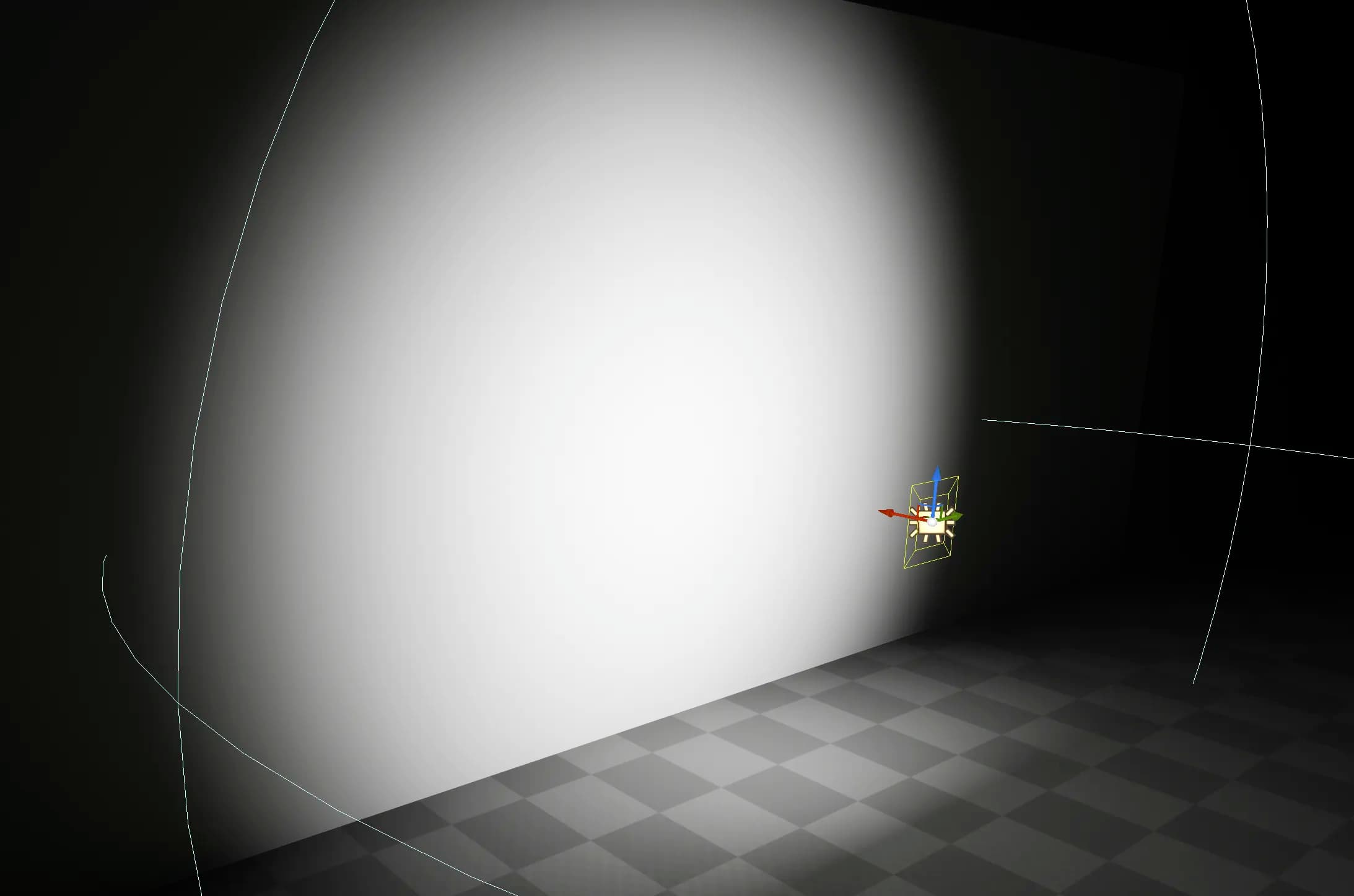 Rect light sous Unreal Engine