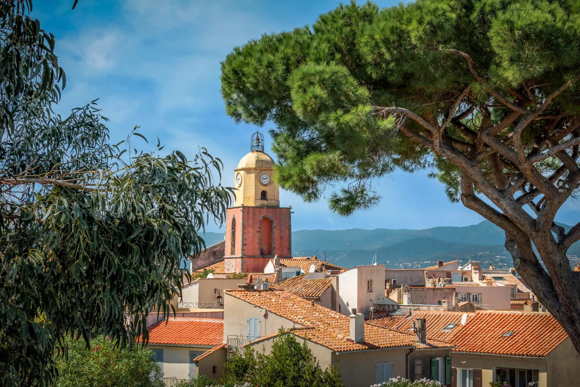 Vue aérienne du Golfe de Saint-Tropez